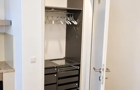 Garderobe und Stauraum · CityFlat Wels