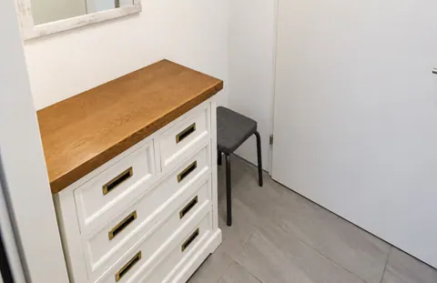 Stauraum im Eingangsbereich · CityFlat Wels