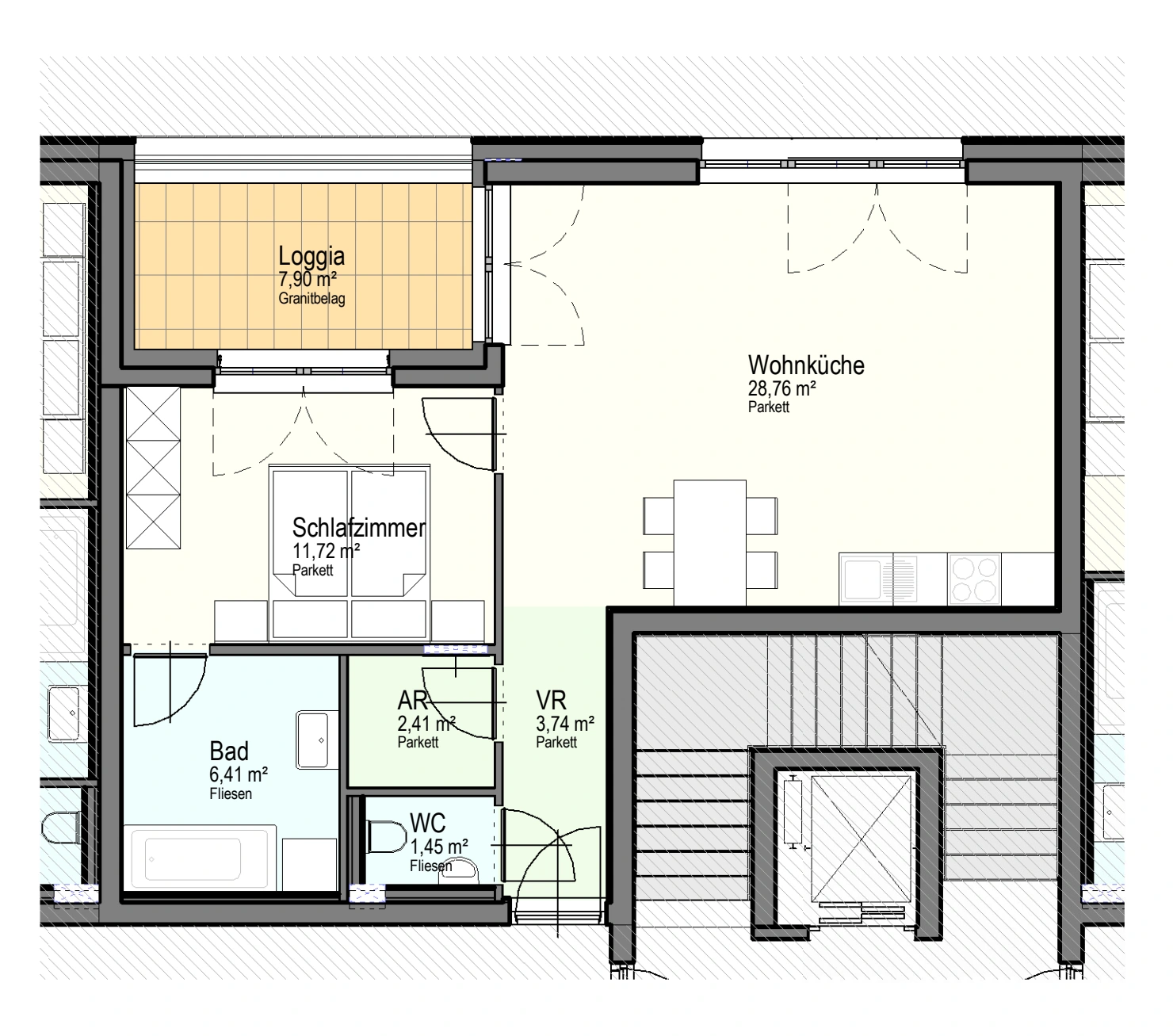 Grundriss: Loggia Plus, Wels